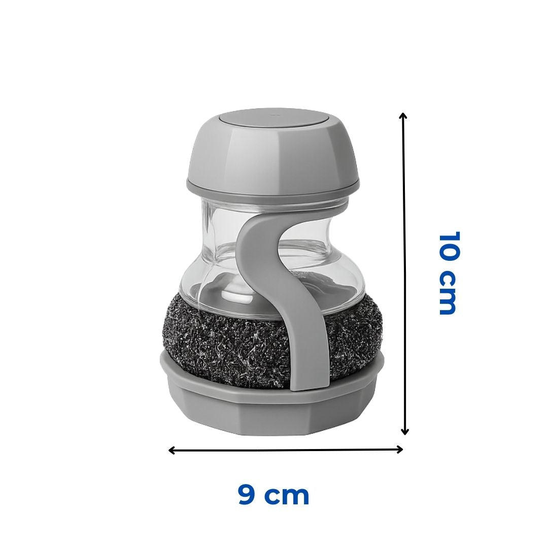 Esponja Softscrub con Dosificador de Jabón para Sartenes, Ollas y Platos