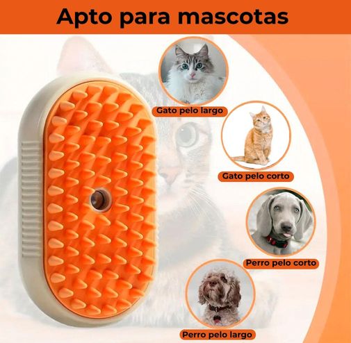 CleanPet One Cepillo de  Vapor Para Mascotas