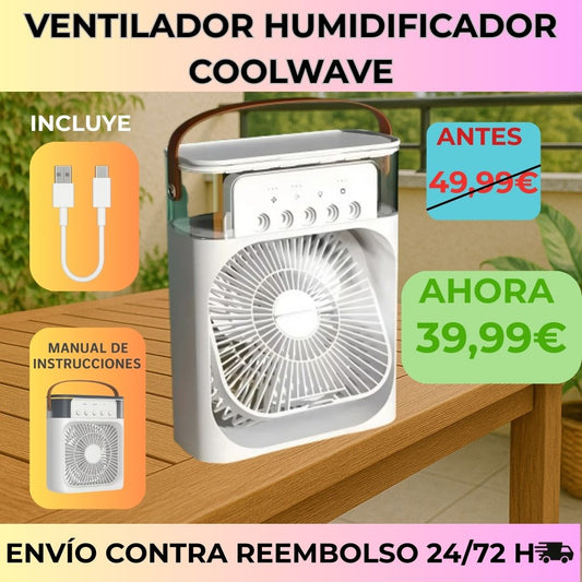 Ventilador humidificador Coolwave