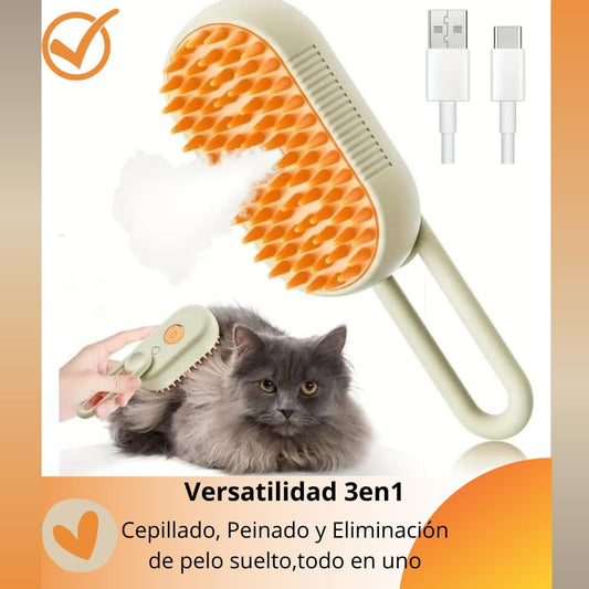 CleanPet One Cepillo de  Vapor Para Mascotas