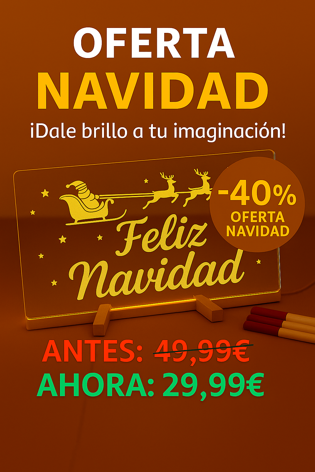 Glowpad kids Pizarra led creativa infantil