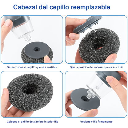 Esponja Softscrub con Dosificador de Jabón para Sartenes, Ollas y Platos