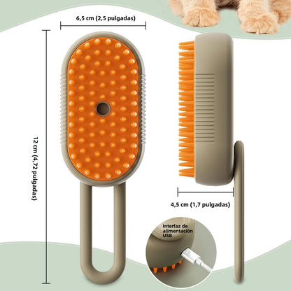 CleanPet One Cepillo de  Vapor Para Mascotas